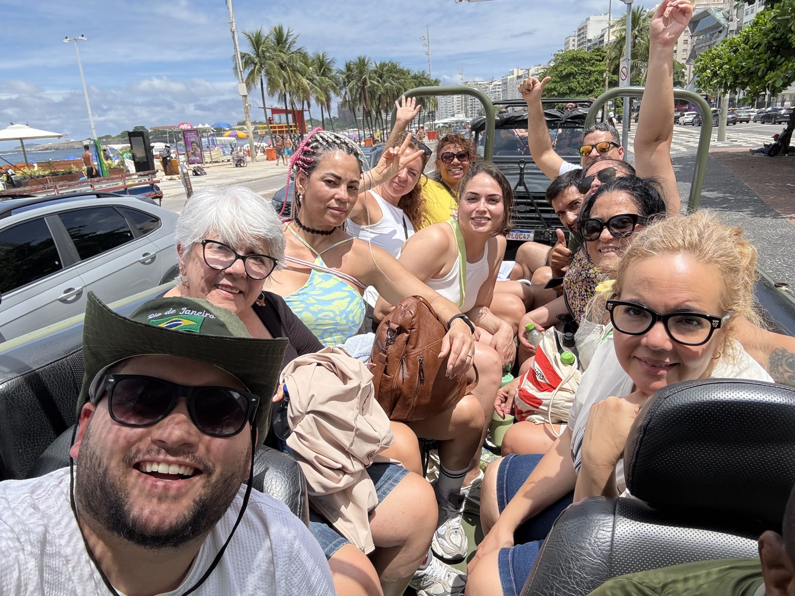 Medlemmar på stadsrundtur i Rio de Janeiro med VCY Travel